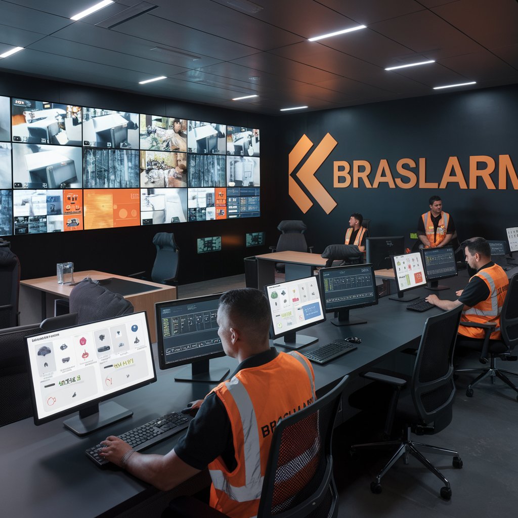Sistema de câmeras inteligentes e alarmes monitorados 24hs, com IA